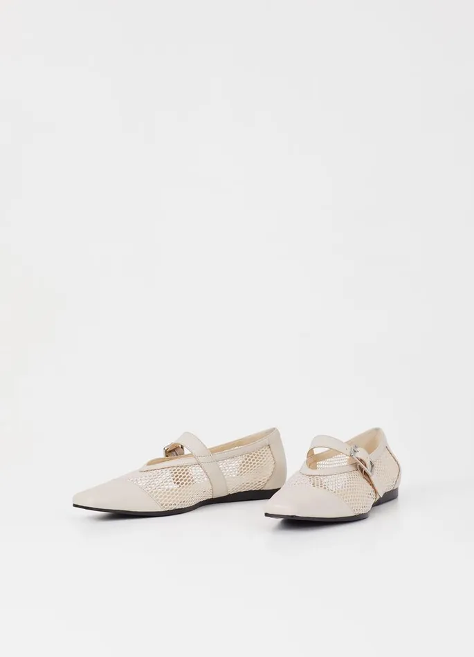 Women Vagabond Mary Janes WIOLETTA SHOES Offwhite Leathermesh