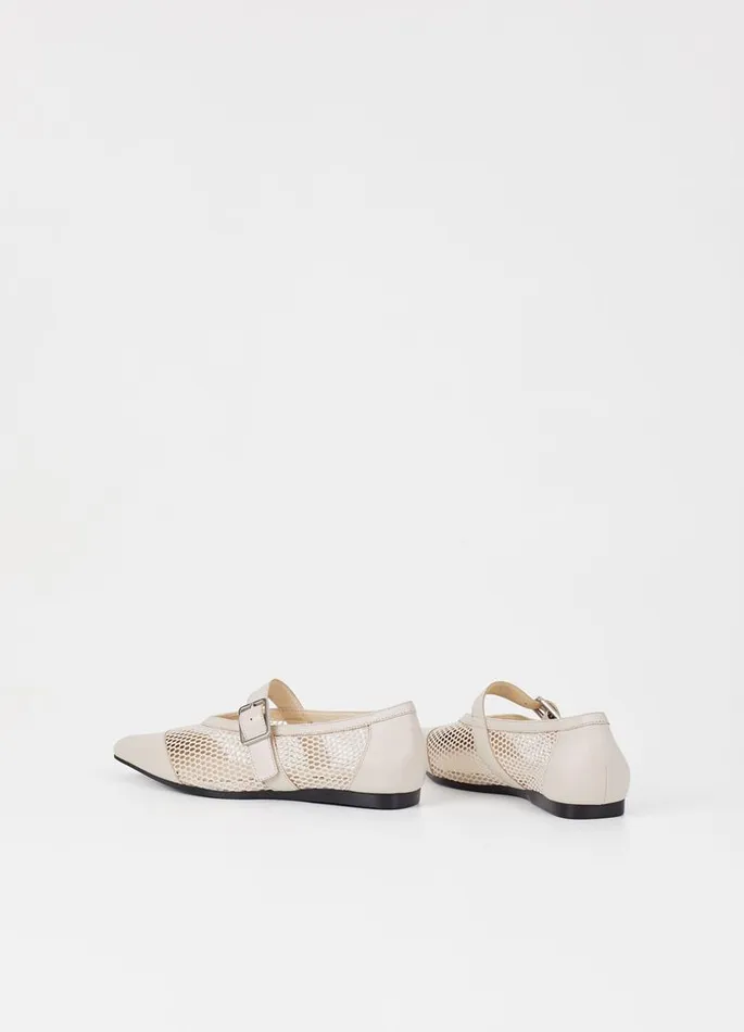 Women Vagabond Mary Janes WIOLETTA SHOES Offwhite Leathermesh
