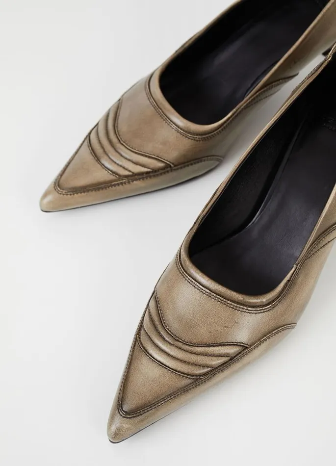 Women Vagabond Pumps LYKKE PUMPS Light Brown Brushoff Leather