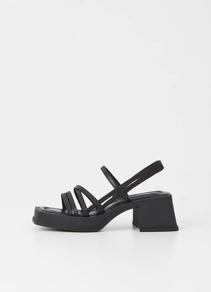Women Vagabond Sandals HENNIE SANDALS Black Leather