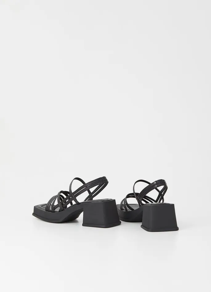 Women Vagabond Sandals HENNIE SANDALS Black Leather