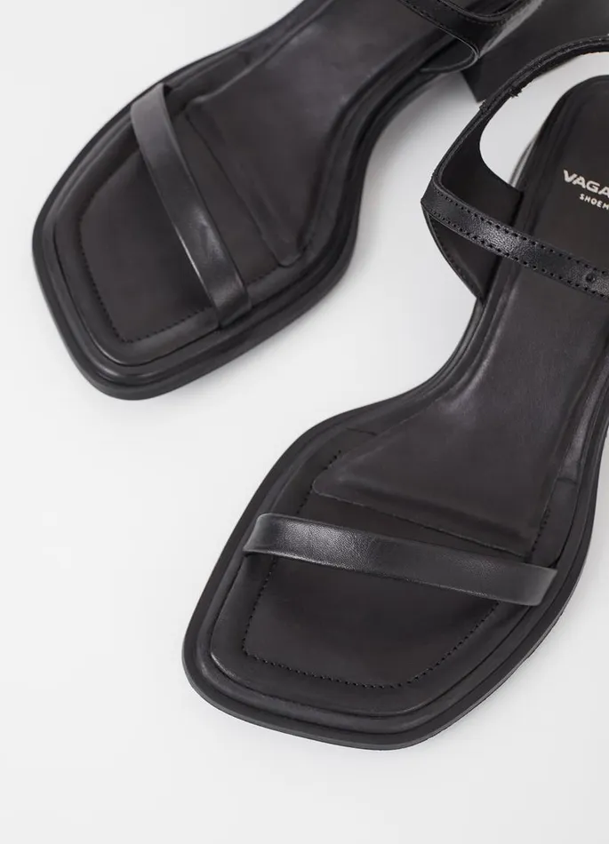 Women Vagabond Sandals INES SANDALS Black Leather