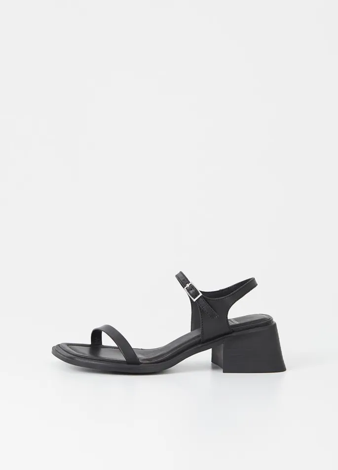 Women Vagabond Sandals INES SANDALS Black Leather