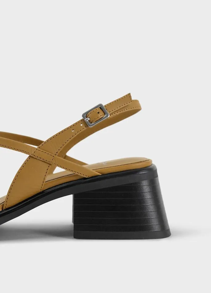 Women Vagabond Sandals INES SANDALS Green Leather