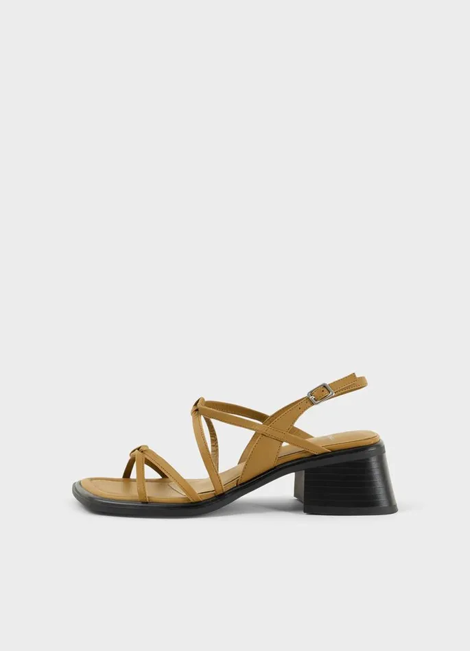 Women Vagabond Sandals INES SANDALS Green Leather