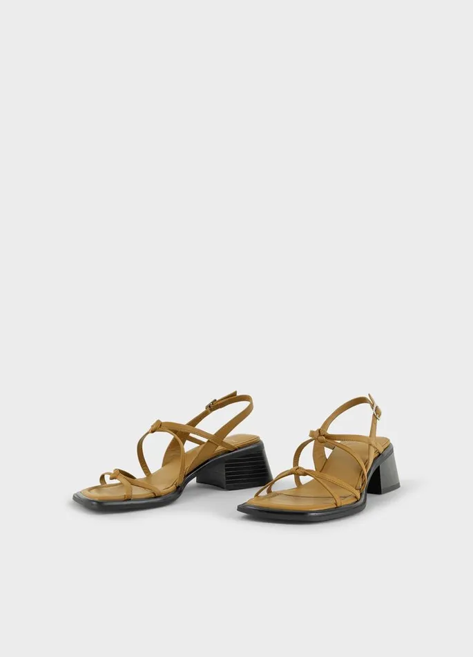 Women Vagabond Sandals INES SANDALS Green Leather