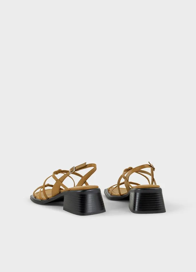 Women Vagabond Sandals INES SANDALS Green Leather