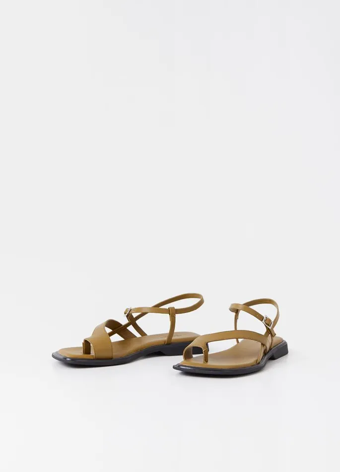 Women Vagabond Sandals IZZY SANDALS Green Leather
