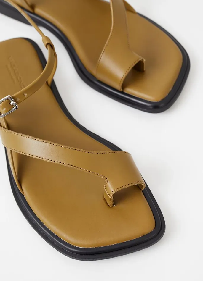 Women Vagabond Sandals IZZY SANDALS Green Leather
