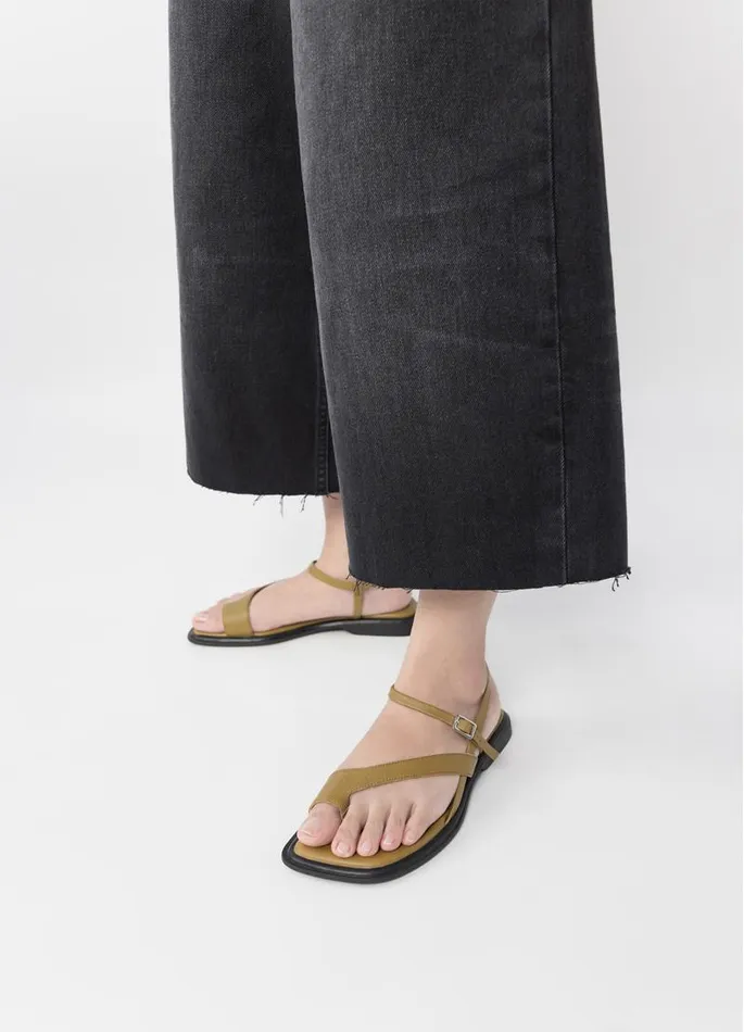 Women Vagabond Sandals IZZY SANDALS Green Leather