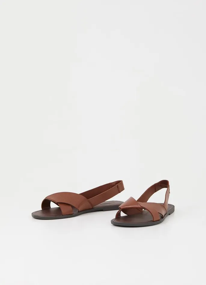 Women Vagabond Sandals TIA 20 SANDALS Brown Leather