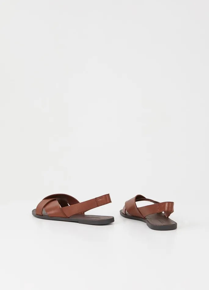 Women Vagabond Sandals TIA 20 SANDALS Brown Leather