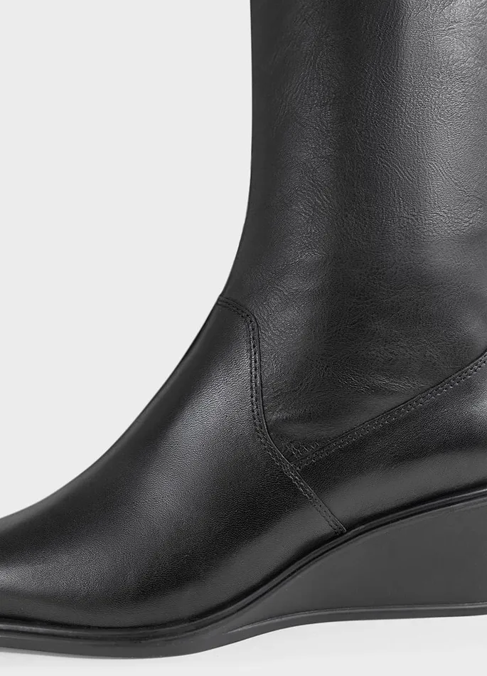 Women Vagabond Tall Boots AINO TALL BOOTS Black Leathercomb