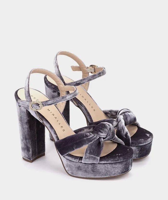 Women Versalles Purple 8211 Heeled Sandals Pedro Miralles