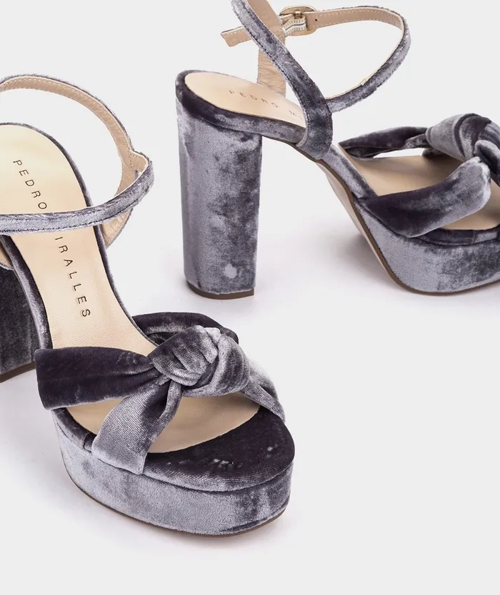 Women Versalles Purple 8211 Heeled Sandals Pedro Miralles
