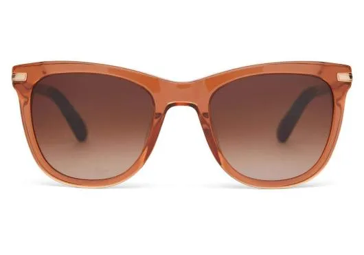 Women Victoria Terracotta Crystalgoldbrown Gradient TOMS Sunglasses