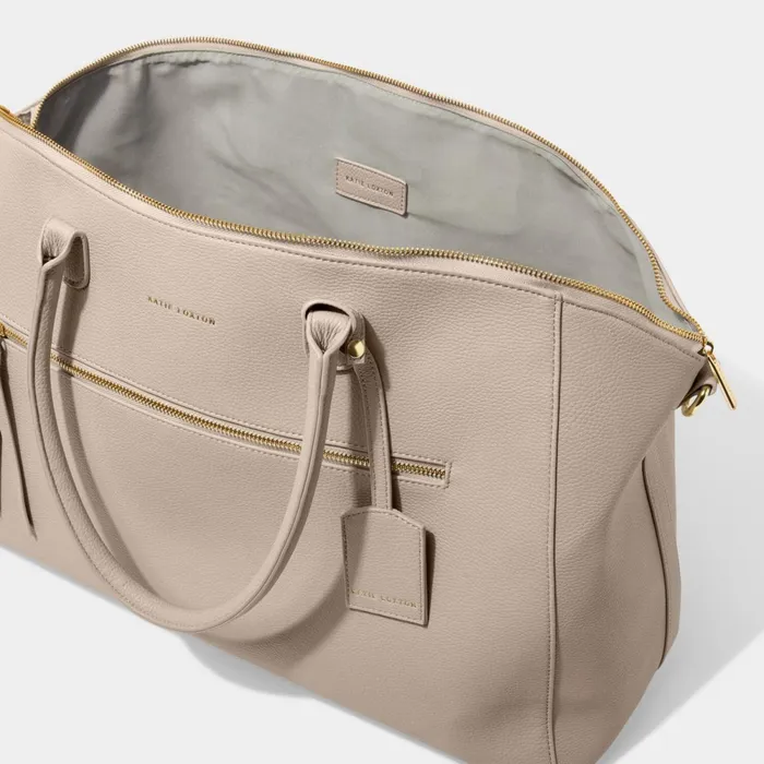 Women Weekend Bags Katie Loxton Chelsea Weekend Bag 8211 Light Taupe