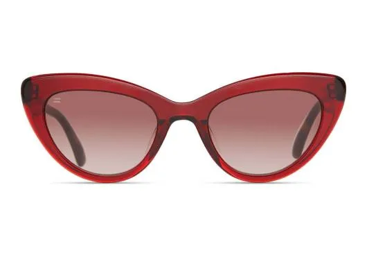 Women Willow Rosewood Crystal TOMS Sunglasses