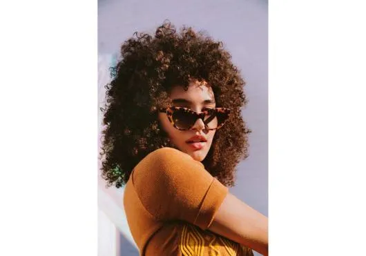 Women Willow Rosewood Crystal TOMS Sunglasses