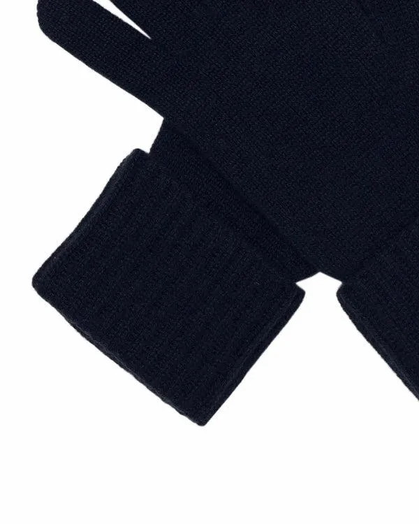 Women Women039s Ribbed Cashmere GlovesIn Navy Blue Navy Blue NPeal Gloves
