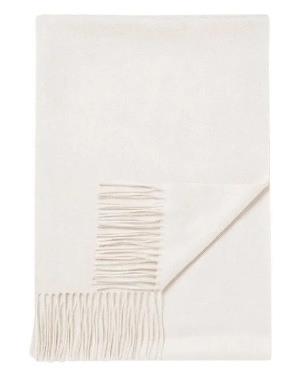 Women Women039s Woven Cashmere ShawlIn Ecru White Ecru White NPeal Pashminas Wraps and Shawls