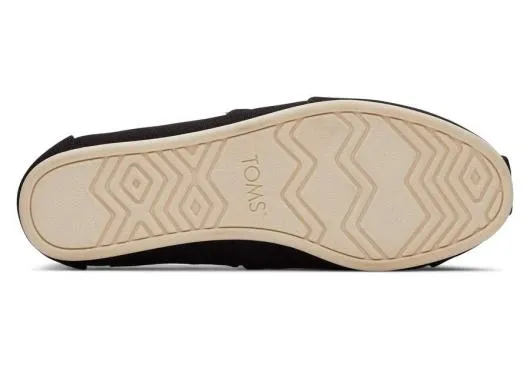 Women WomenAlpargata Black Recycled Cotton Canvas Black TOMS Alpargatas