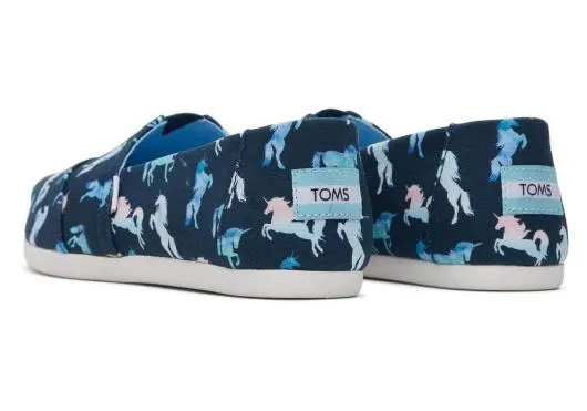 Women WomenAlpargata Blue Ombre Unicorns Dark Indigo TOMS Exclusives