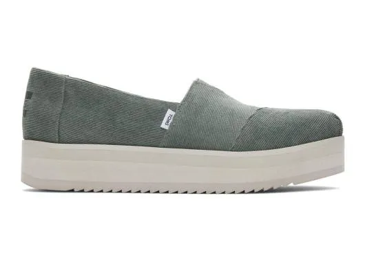 Women WomenAlpargata Green Corduroy Midform Espadrille Corduroy Bonsai Green TOMS Alpargatas Women WomenAlpargata Green Corduroy Midform Espadrille Corduroy Bonsai Green TOMS Alpargatas