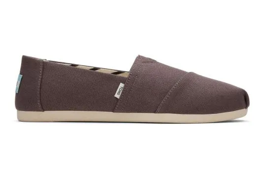 Women WomenAlpargata Grey Recycled Cotton Canvas Ash TOMS Alpargatas
