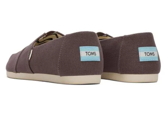 Women WomenAlpargata Grey Recycled Cotton Canvas Ash TOMS Alpargatas