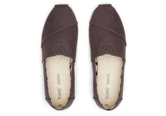 Women WomenAlpargata Grey Recycled Cotton Canvas Ash TOMS Alpargatas