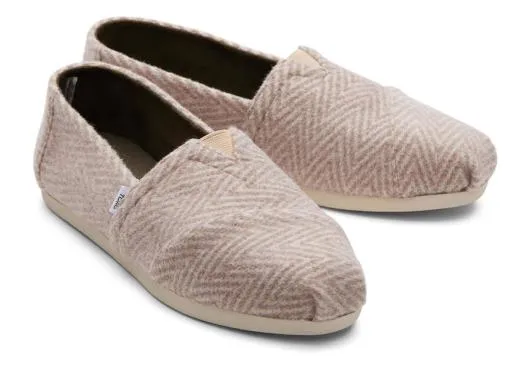 Women WomenAlpargata Natural Herringbone Herringbone Oatmeal TOMS Alpargatas