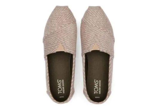Women WomenAlpargata Natural Herringbone Herringbone Oatmeal TOMS Alpargatas