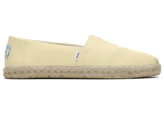 Women WomenAlpargata Rope Espadrille Pale Lemon Textured Woven TOMS Alpargatas Women WomenAlpargata Rope Espadrille Pale Lemon Textured Woven TOMS Alpargatas