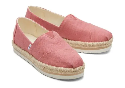 Women WomenAlpargata Rope Platform Faded Rose TOMS Alpargatas