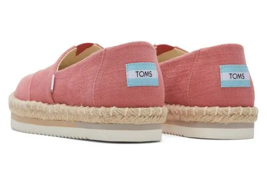 Women WomenAlpargata Rope Platform Faded Rose TOMS Alpargatas