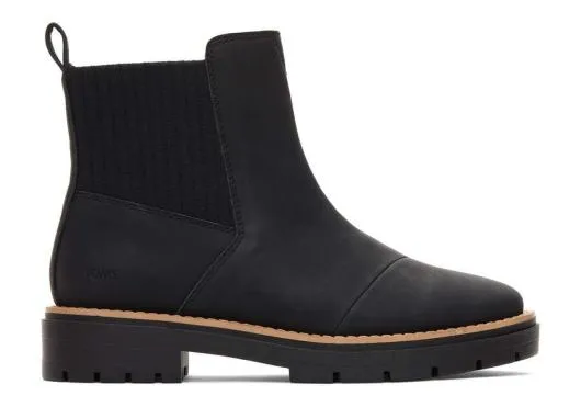 Women WomenCort Black Vegan Boot Black TOMS Boots and Booties