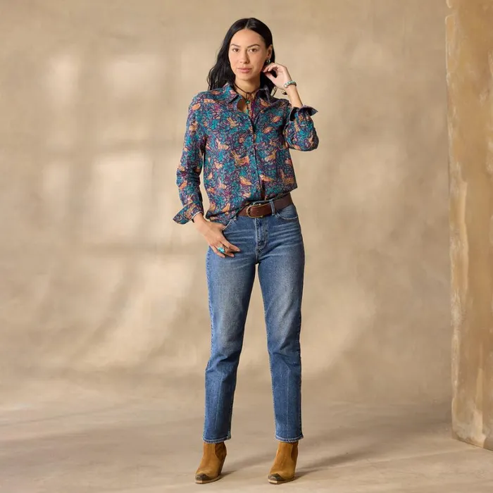 Women Woodsong Joy Shirt Eclipse Sundance Catalog Tops Women Woodsong Joy Shirt Eclipse Sundance Catalog Tops