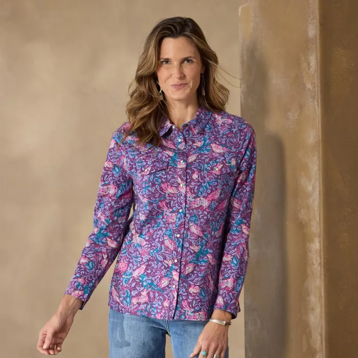 Women Woodsong Joy Shirt Eclipse Sundance Catalog Tops Women Woodsong Joy Shirt Eclipse Sundance Catalog Tops