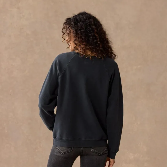 Women Woodstock Sweatshirt Vintage Black Sundance Catalog Tops Women Woodstock Sweatshirt Vintage Black Sundance Catalog Tops