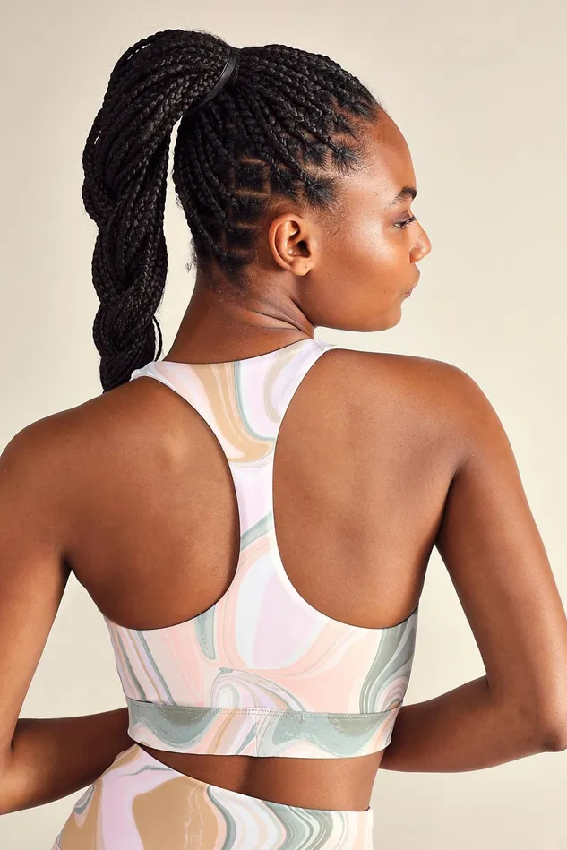 Women Workout Tops Free People Twist Top Marble