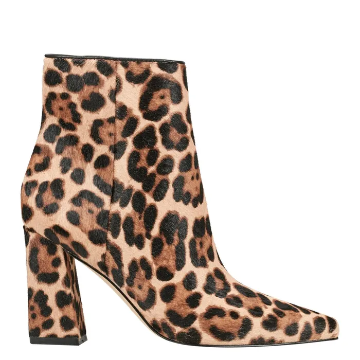 Women Yanaraly Heeled Bootie Leopard Marc Fisher Boots and Booties