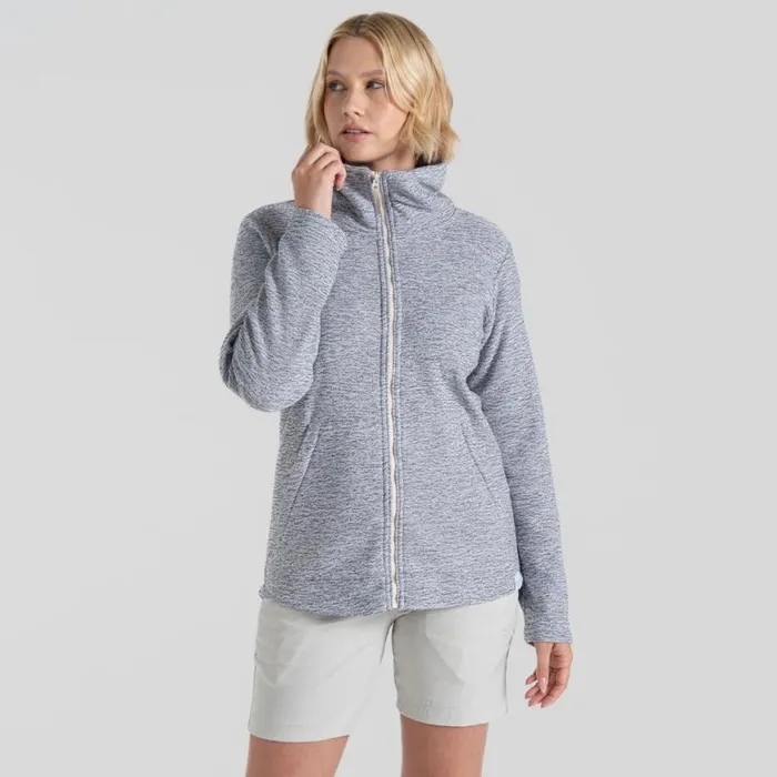 Womens Full Zip Fleece Craghoppers Aio Full Zip Fleece Blue Navy