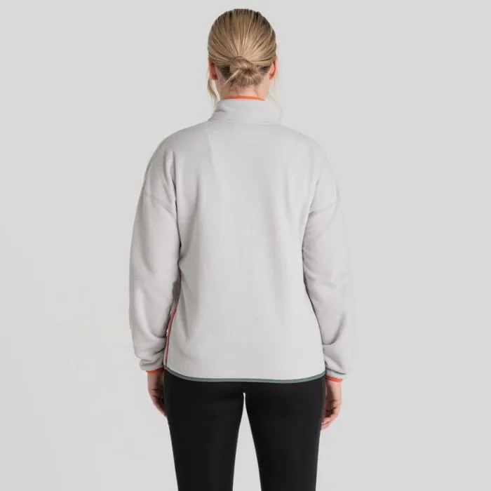 Womens Full Zip Fleece Craghoppers CO2 Renu Full Zip Fleece Light Grey Marl Womens Full Zip Fleece Craghoppers CO2 Renu Full Zip Fleece Light Grey Marl