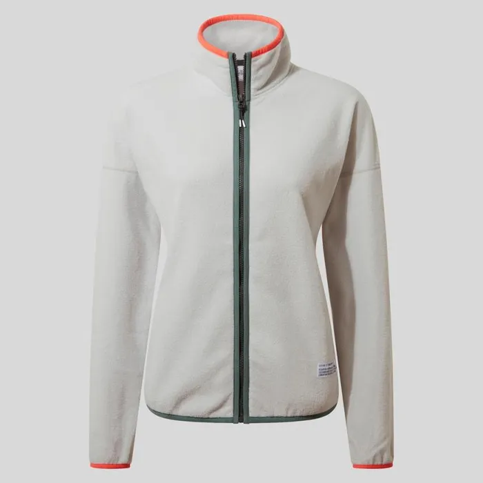 Womens Full Zip Fleece Craghoppers CO2 Renu Full Zip Fleece Light Grey Marl Womens Full Zip Fleece Craghoppers CO2 Renu Full Zip Fleece Light Grey Marl