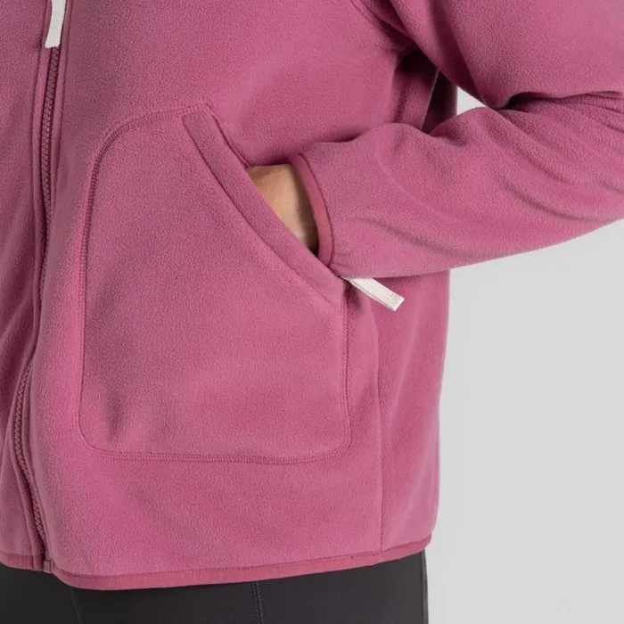 Womens Full Zip Fleece Craghoppers Grainne Full Zip Fleece Dusky Hibiscus Womens Full Zip Fleece Craghoppers Grainne Full Zip Fleece Dusky Hibiscus