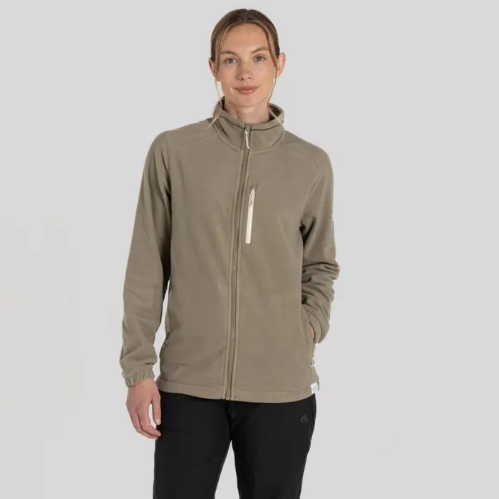 Womens Full Zip Fleece Craghoppers Miska Plus II Jacket Vert