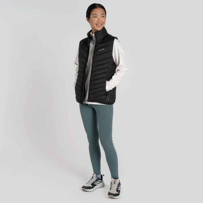 Womens Gilets Craghoppers Compresslite VII Gilet Black Womens Gilets Craghoppers Compresslite VII Gilet Black