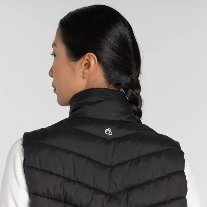 Womens Gilets Craghoppers Compresslite VII Gilet Black Womens Gilets Craghoppers Compresslite VII Gilet Black
