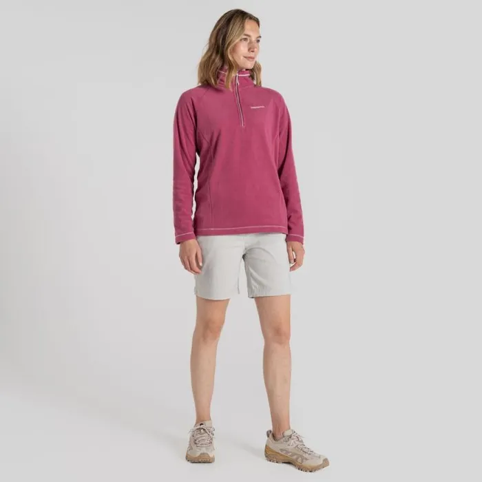 Womens Half Zip Fleece Craghoppers Miska VI Half Zip Fleece Dusky Hibiscus Womens Half Zip Fleece Craghoppers Miska VI Half Zip Fleece Dusky Hibiscus